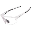 Rockbros 10172 fotochrominiai UV400 dviratininko akiniai – Baltas