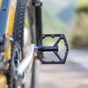 Rockbros juodi platforminiai dviračio pedalai