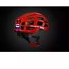 Rockbros MTB dviračio šalmas su šviesele, raudonas, 57-62cm