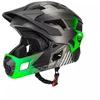 Rockbros TS-61 10110061003 Vaikų dviračio šalmas su nuimamu smakru, Dydis S (48-54) - Žalias