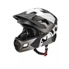 Rockbros Vaikų šalmas su skydeliu, 48-54cm, juodas