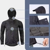 Rockbros YPY013BK4XL Rain Jacket Breathable Windproof XXXXL – juodos spalvos