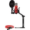 Rode Microphones NT1 Signature +XLR-cable+Desktop Studio Arm , microphone - red, Bundle