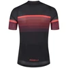 Rogelli HERO II marškinėliai juodi ir bordo 4XL