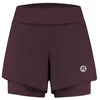 Rogelli moteriški šortai 2in1 ESSENTIAL violetiniai 2XL