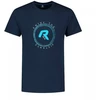 Rogelli vyriški marškinėliai GRAPHIC tamsiai mėlyni 2XL