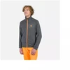 Rossignol Blackside Fleece džemperis su užtrauktuku pilkas