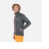 Rossignol Blackside Fleece džemperis su užtrauktuku pilkas