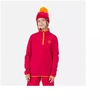 Rossignol Jr Strawpile Fleece pusiau užsegamas bliuzonas Raudonas