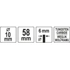YATO KOTINIS FREZAS SMAILIAGALIS PREMIUM