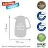 Rotpunkt Thermos jug, 1.5 l, sparking juodas (juodas)