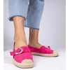 Rožinės espadrilės su cirkoniais Maruta“