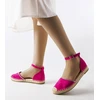 Rožinės Licia espadrilės