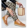 Rudos Kalba siuvinėtos espadrilės