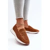 Rudos mokasinai su platforma Step in style