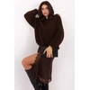 Rudos spalvos boucle megztinis Italy Moda