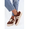 Rudos sportbačiai su platforma Step in style