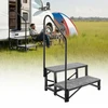 VEVOR RV laiptai su turėklais, 2 pakopos