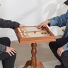 VEVOR 3-in-1 šachmatų, šaškių ir nardų stalo rinkinys