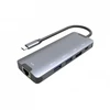 Šakotuvas (HUB) 5 IN 1, sidabro sp.,1xHDMI / 2xUSB 3.0 / 1xLAN / 1xPD