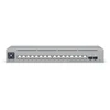 Šakotuvas Valdomas 16 prievadų „Ubiquiti UniFi Pro Max“ PoE komutatorius, Gigabit/Multigigabit/10G (18 prievadų, PoE+: 12; PoE++: 4)