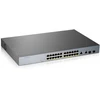 Šakotuvas Zyxel GS1350-26HP valdomas 26 prievadų „Gigabit“ jungiklis su PoE palaikymu (PoE+: 24 prievadai; 375W galia)