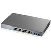 Šakotuvas Zyxel GS1350-26HP valdomas 26 prievadų „Gigabit“ jungiklis su PoE palaikymu (PoE+: 24 prievadai; 375W galia)
