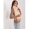 Šalikas-AT-SZ-23185.62P-šviesiai smėlio spalvos
