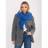 Wool Fashion Italia Mėlynas moteriškas šalikas: Dydis - Universalus