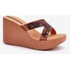 Sandalai su platforma moterims 83520 Ipanema High Fashion“ Stumdomi, rudi