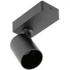 SANTO LED šviestuvas (apvalus, aliuminis, juodas, 20W, IP20) GTV OS-SAN20WOK1-00