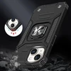Šarvuotas dėklas su žiedu-laikikliu iPhone 15 Plus Wozinsky Ring Armor – dėklas telefonui aukso spalvos
