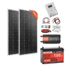 Saulės elektrinės rinkinys VEVOR 400W 12V, 100Ah LiFePO₄ akumuliatorius