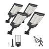 VEVOR 4 vnt. 500W saulės gatvių apšvietimo rinkinys