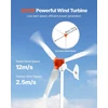 Saulės ir vėjo energijos rinkinys VEVOR 600W, su 100Ah akumuliatoriumi ir 1000W inverteriu