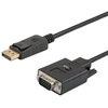 Savio Cl-203 1.8 m DisplayPort VGA (D-Sub) Juodas