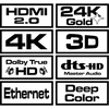 Savio CL-141 HDMI cable 10 m HDMI Type A (Standard) Juodas,Raudona