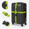 Kelioninis Solier Accessories Security luggage strap set for suitcase SA50 lime