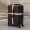 Solier Accessories Security luggage strap set for suitcase SA50 pink