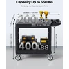 VEVOR Dvigubas naudingumo vežimėlis 250 kg