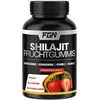 Shilajit vaisių guminukai FGN 60 vnt., braškių skonio