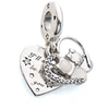 Sidabrinė charms-zawieszka Pandora Koty i serce 799546C01
