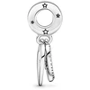 Sidabrinė charms-zawieszka Pandora Koty i serce 799546C01