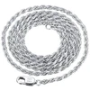 Sidabrinė kaklo grandinėlė Rope
