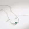 Sidabrinė kojos grandinėlė 4leaf