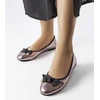 Sidabrinės balerinos su lankeliu
