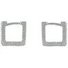 Sidabriniai auskarai Frame
