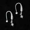 Sidabriniai auskarai Hook