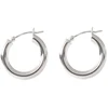 Sidabriniai auskarai Hoop 22mm