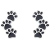 Sidabriniai auskarai Paws